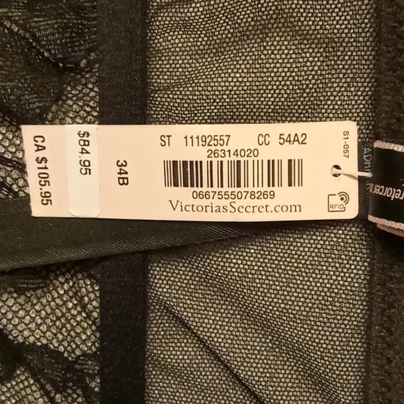 Victoria Secret BLING Very Sexy Bombshell Add-2-Cups Push-Up Corset Bra 34B NWT - Picture 5 of 16